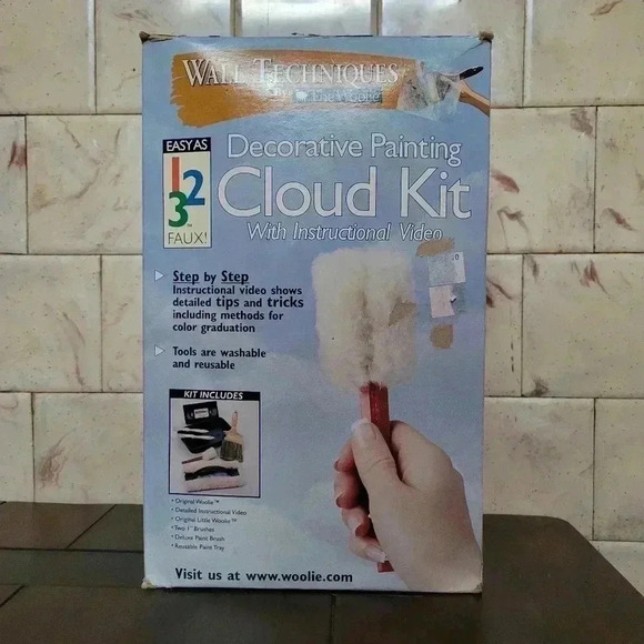New Wall Technologies By Woolie Decorative Painting Cloud Kit Vintage Ol… - Picture 1 of 11